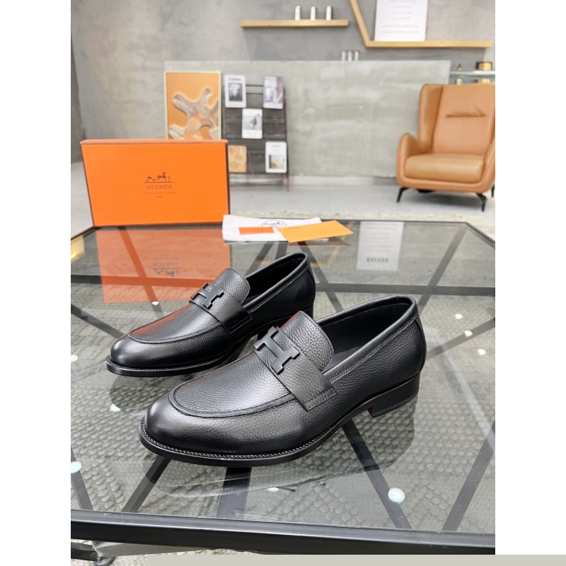 H**mes leather shoes